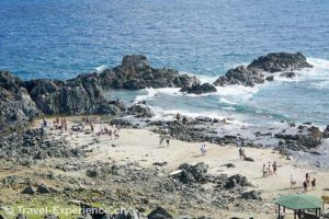 Landschaft, Natural Pool auf Aruba