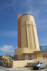 Aussenaufnahme, Industriemuseum im Wasserturm in San Nicolas