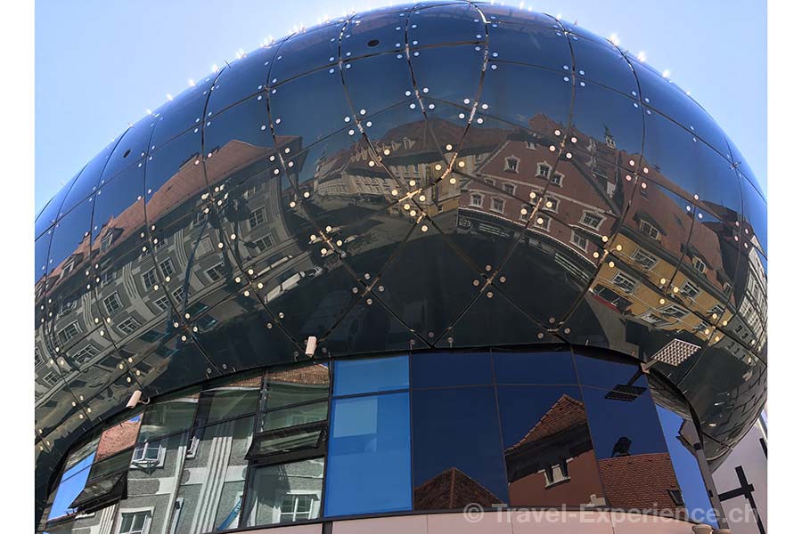 Aussenaufnahme, Kunsthaus in Graz