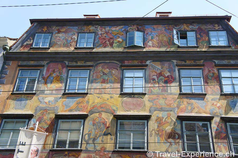 Graz, gemaltes Haus