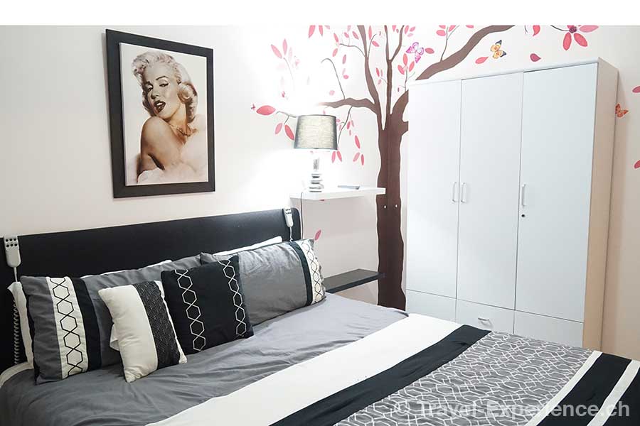 Innenaufnahme, drittes Schlafzimmer im Swiss Paradise