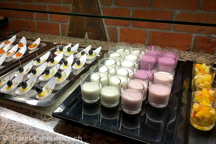 Foodfoto, Frühstücksbüfett im Seehotel Pilatus