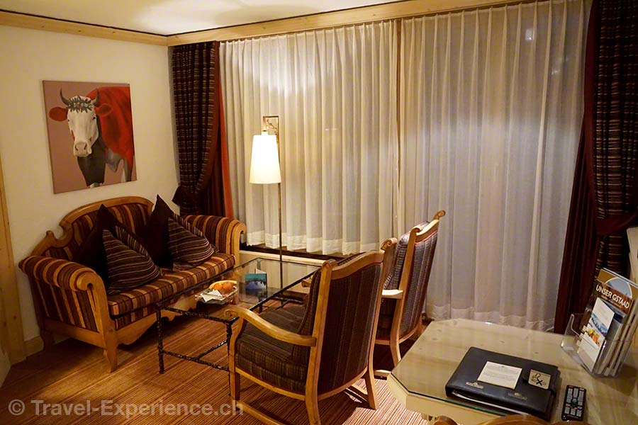 Innenaufnahme, Sitzgelegenheit im Zimmer im Hotel Ermitage