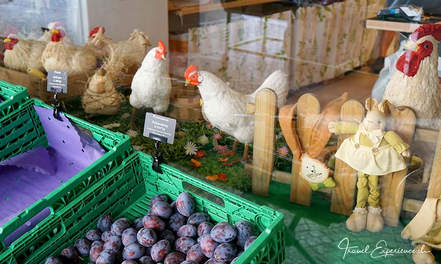 Bäuerliche Impression der La Ferme Vaudoise in Lausanne.