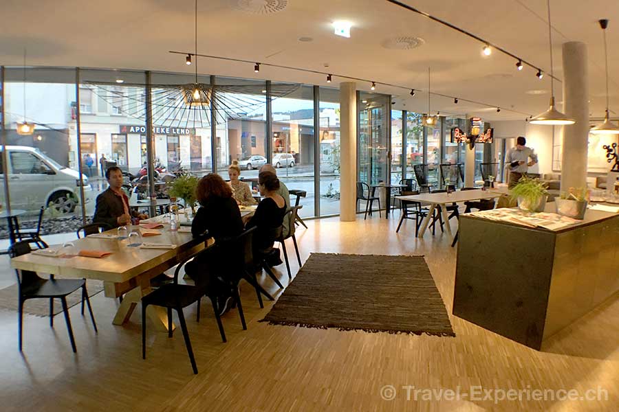 Innenaufnahme, Brotsalon im Lend Hotel in Graz