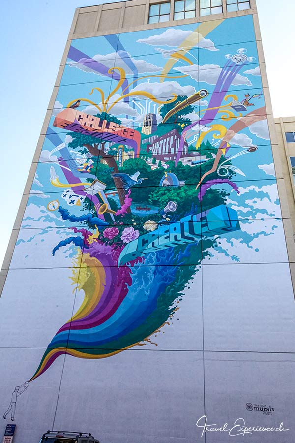 Ann Arbor, Mural, Challenge Everything. Create Everything.