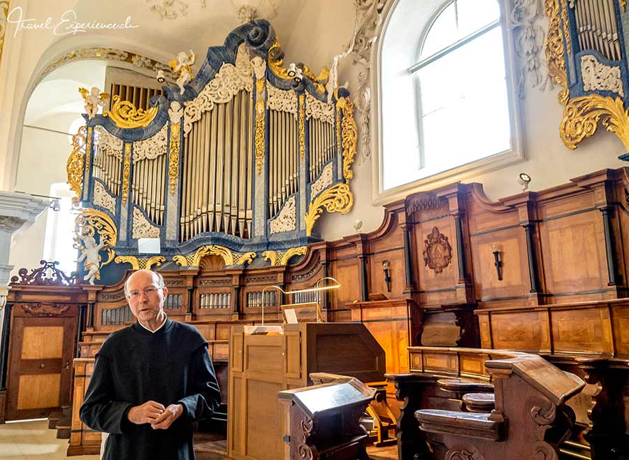 Kloster Disentis, Bruder Stefan, Grosse Orgel,