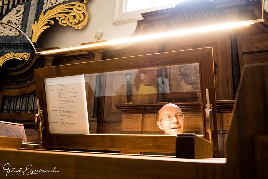 Kloster Disentis, Bruder Stefan, Grosse Orgel