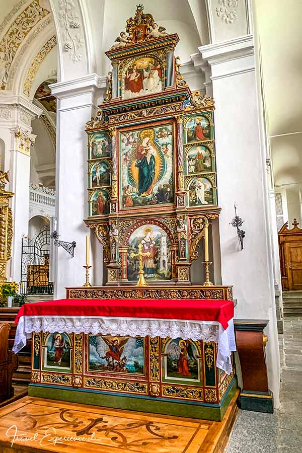 Kloster Disentis, Martinskirche, von Castelberg Altar