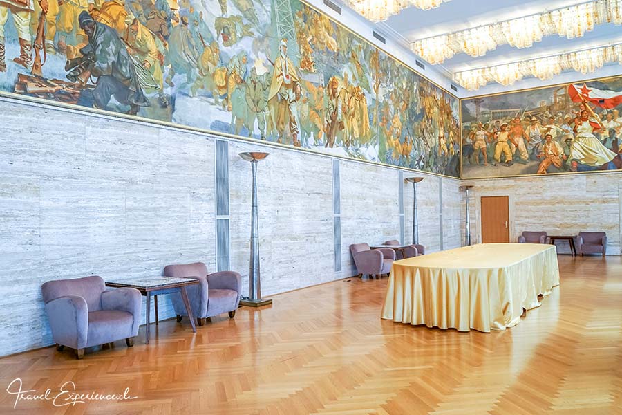 Slowenien, Villa Bled, Saal