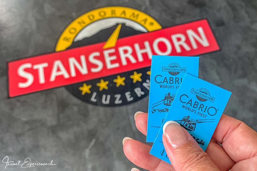 Stanserhornbahn, Cabrio-Bahn, Tickets