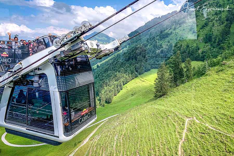 Cabrio-Bahn, Stanserhorn, Schweiz