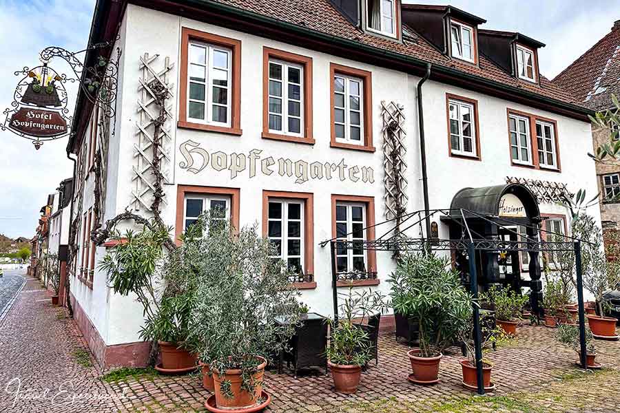 Deutsche Fachwerkstrasse, Miltenberg, Flairhotel Hopfengarten