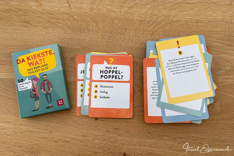 Da kiekste wa, Kartenspiel, Quiz