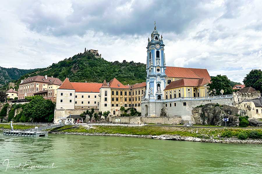 Flussreise, Donau, Excellence Princess, Dürnstein, Kirche, Kloster, Burg