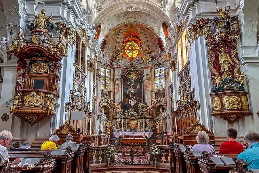 Dürnstein, Inneres der Kirche