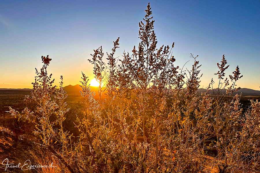 Namibia, GocheGanas, Sonnenuntergang