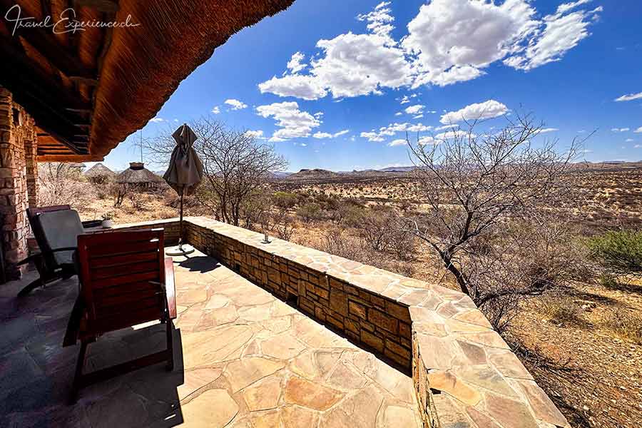 Namibia, GocheGanas, Bungalow Nr 3, Aussicht