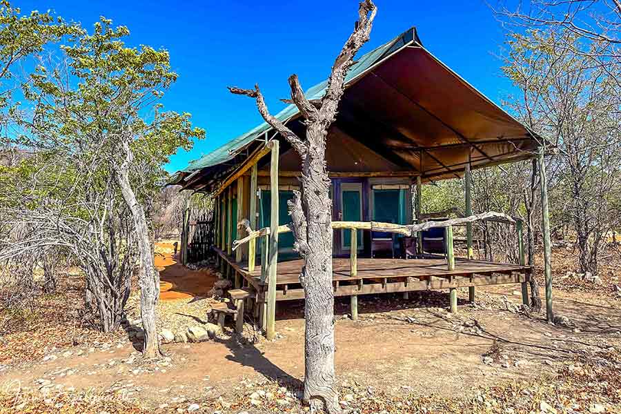 Namibia, Ongava Tented Camp, Zelt Nr. 7