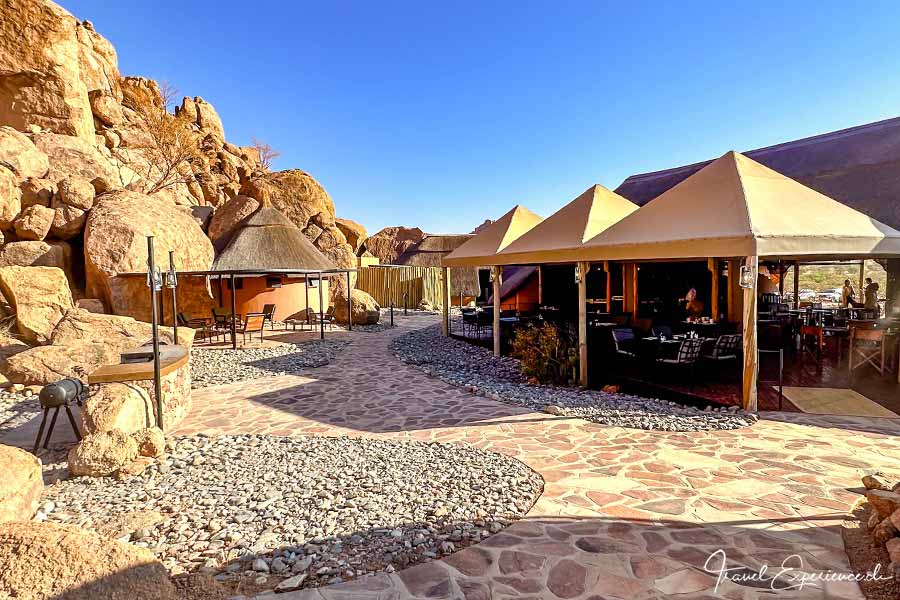 Namibia, Twyfelfontein Adventure Camp, Restaurant