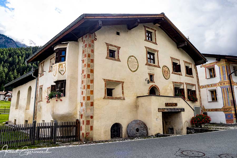 Schweiz, Val Müstair, Münstertal, Chasa Jaura