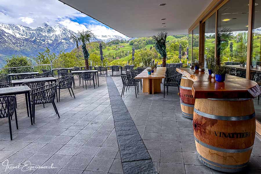 Hotel Neu-Schönstatt, Quarten, Restaurant, Terrasse