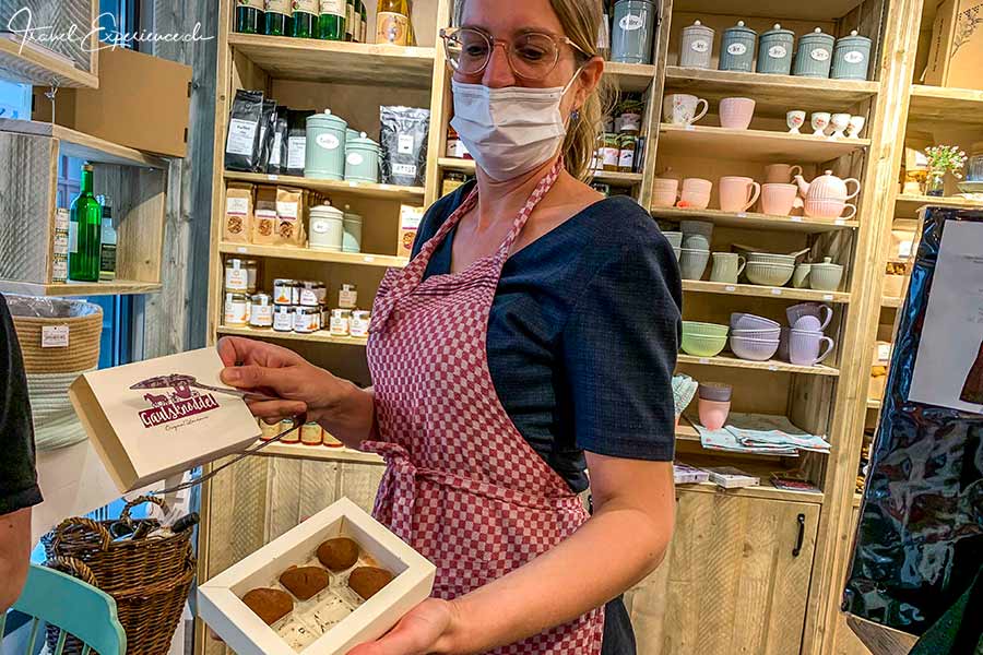 Südliche Weinstrasse, Landau, Annes Landpartie, Anne Köhr mit Knoddeln