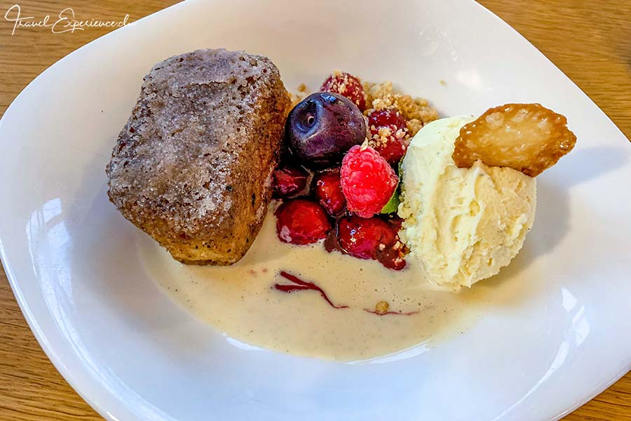 Südliche Weinstrasse, Ritterhof zur Rose, Burrweiler, Dessert