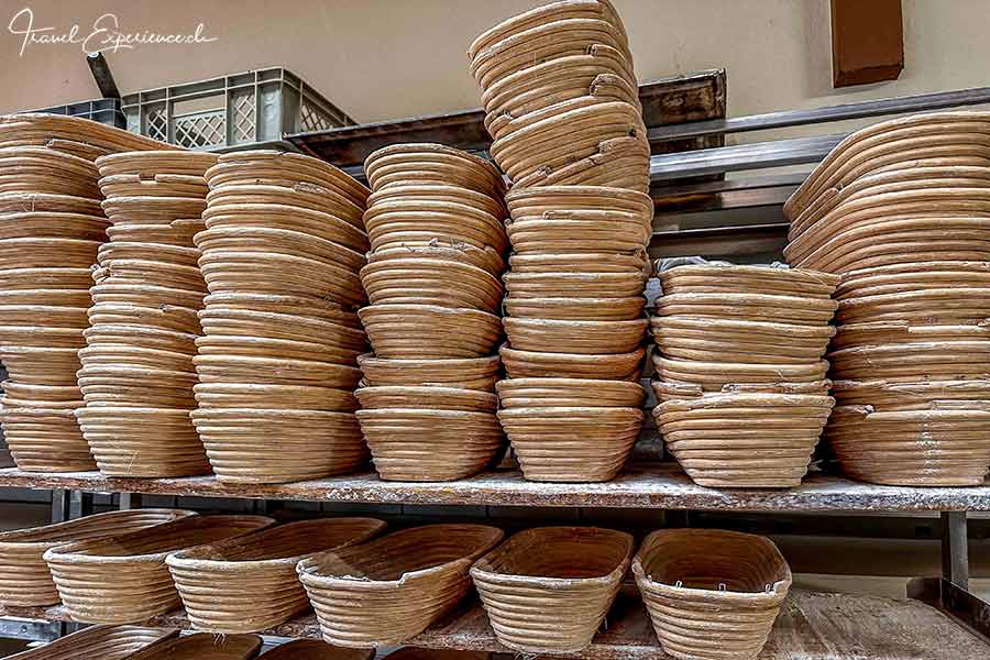 Churfranken, Miltenberg, Bäckerei Hench, Gärkörbe