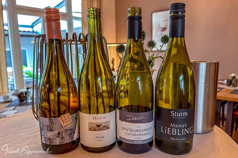 Churfranken, Landhotel Adler, Bürgstatt, Weinbegleitung