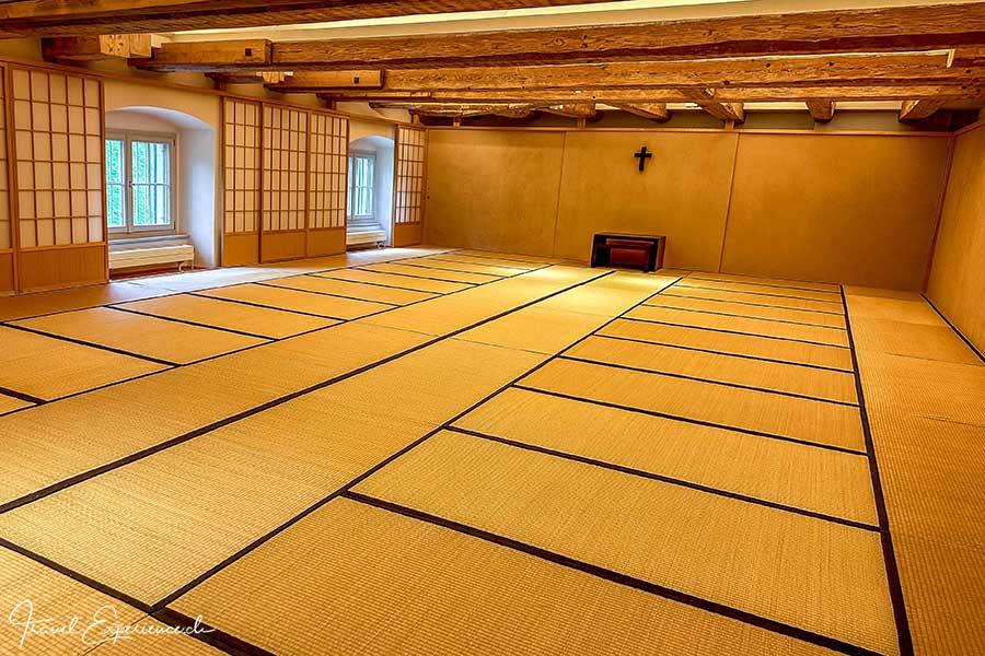 Innenaufnahme, Meditationsraum im Kloster Fischingen, Thurgau, Schweiz