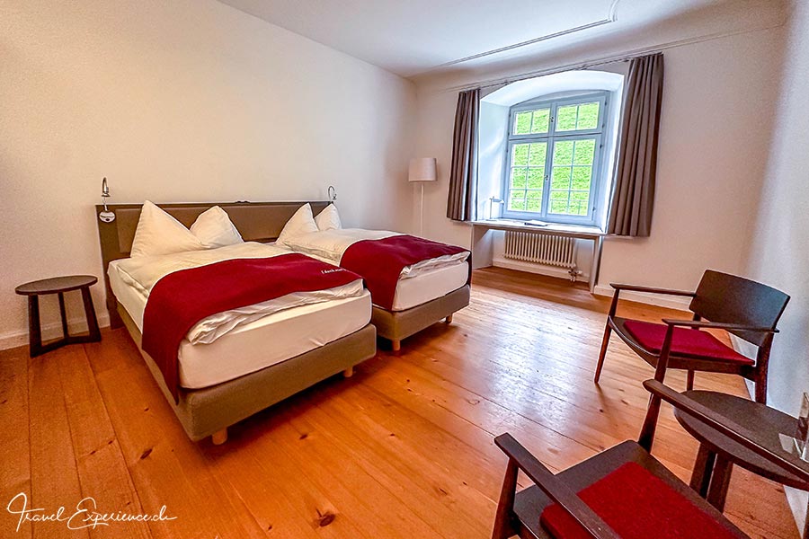 Innenaufnahme vom Zimmer Regula im Kloster Fischingen, Thurgau, Schweiz