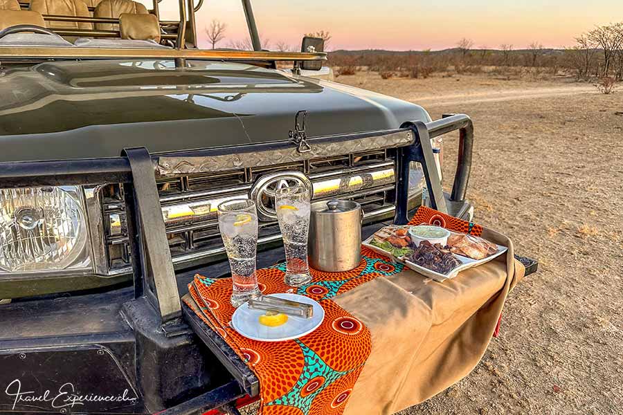 Namibia, Sundowner, Gin & Tonic