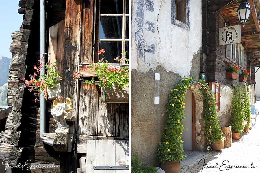 Detail, Albinen, Engel, Eingang Godswärgjistubu