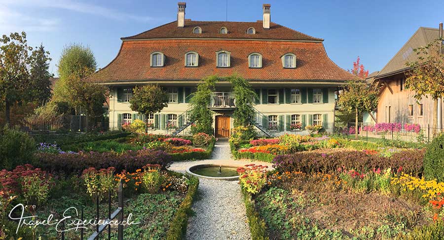 Bauerngarten vom Gästehaus Kreuz / Hotel Bären in Dürrenroth