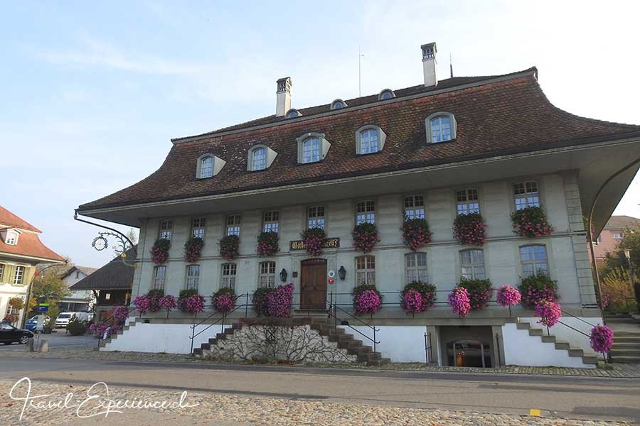 Aussenaufnahme vom Gästehaus Kreuz in Dürrenroth