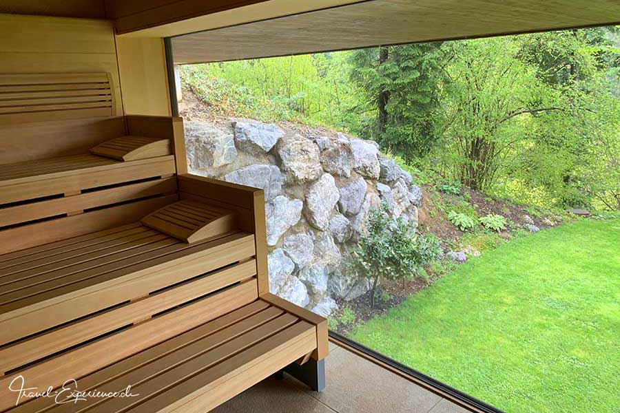 Innenaufnahme, Sauna im Hotel Fritsch am Berg