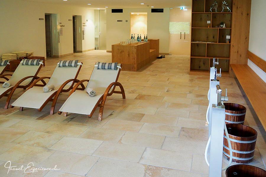 Innenaufnahme, Kneipp- und Ruheraum im Hotel Fritsch am Berg