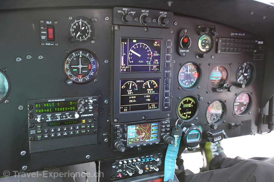 Detail, Armaturen im Helikopter