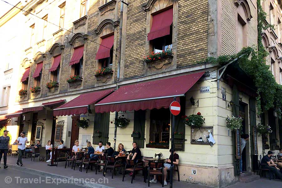 Aussenaufnahme, Café Singer in Krakau