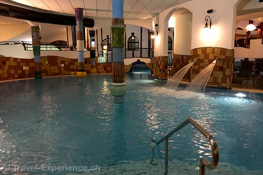 Innenaufnahme, Wasserwelten im Rogner Bad Blumau