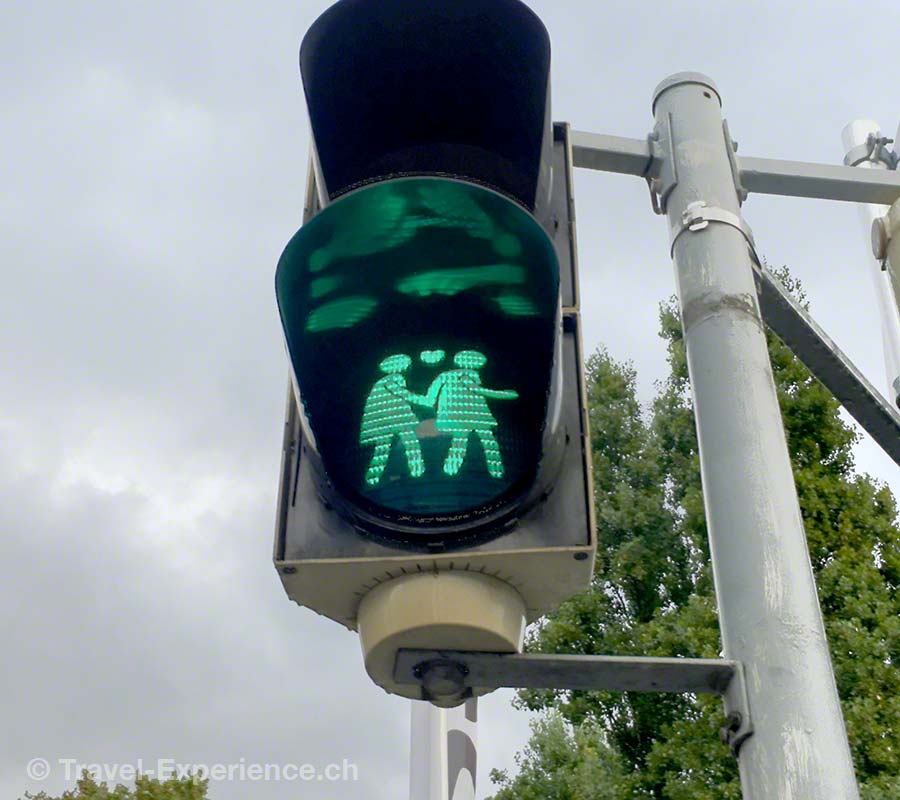 Detail, Ampelmännchen in Wien
