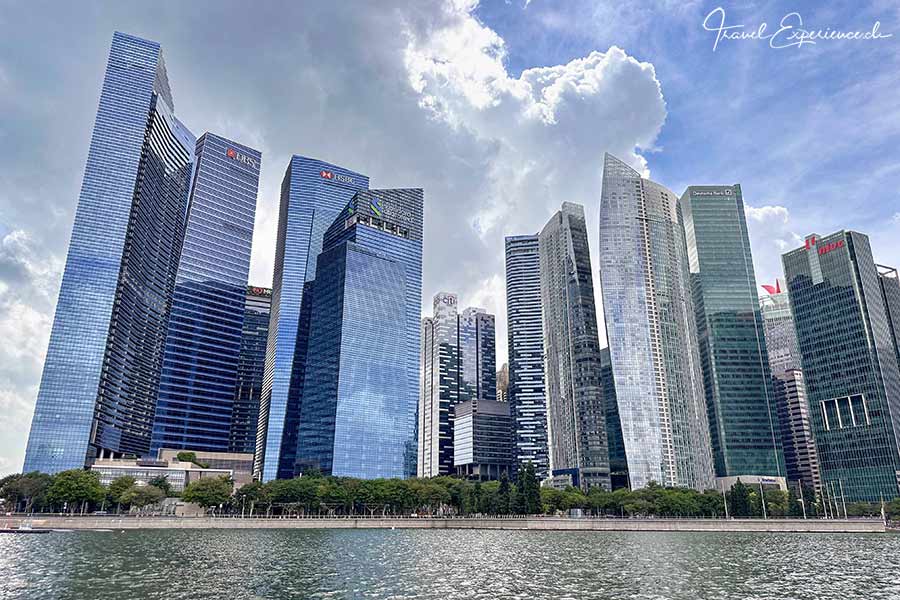 Wolkenkratzer, Marina Bay, Singapur