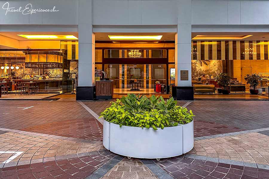 Eingang vom Hotel The Robertson House, Singapur