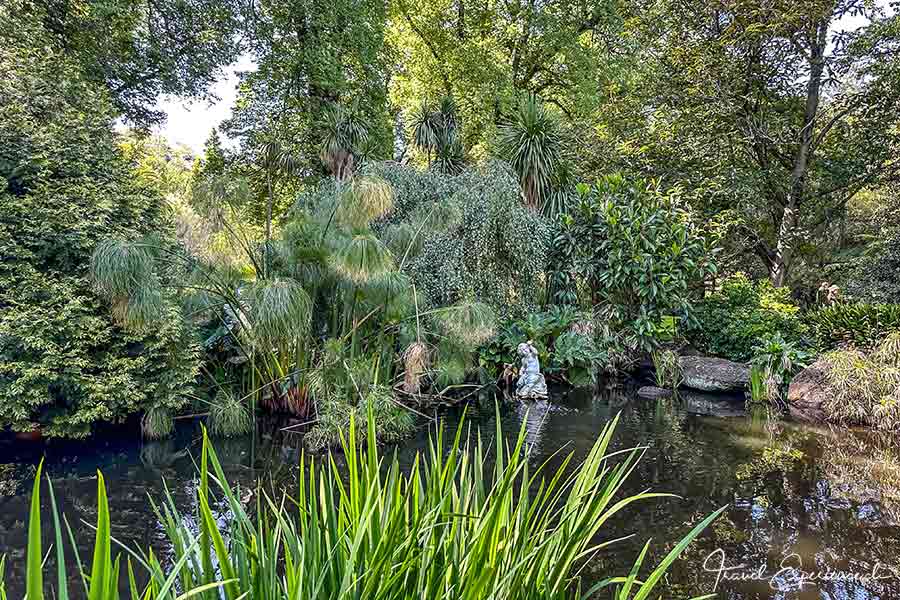 Teich im Fitzroy Garden in Melbourne