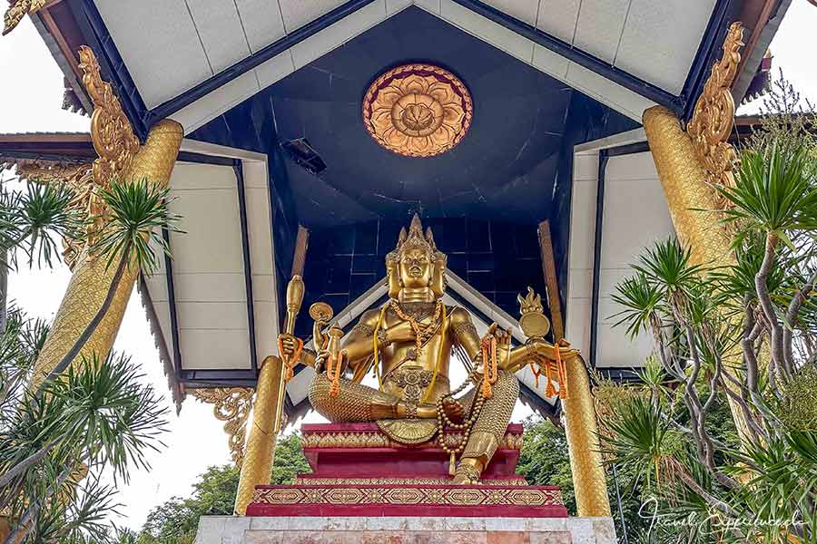 Detailaufnahme der Phra Phrom Stupa, Java