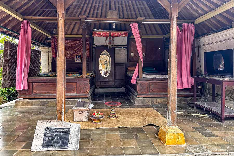 Beispiel für ein Schlafzimmer im Dorf Rumah Desa auf Bali