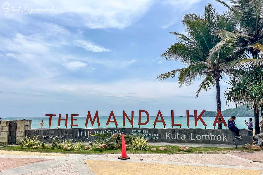 Schriftzug The Mandalika, Kuta Lombok