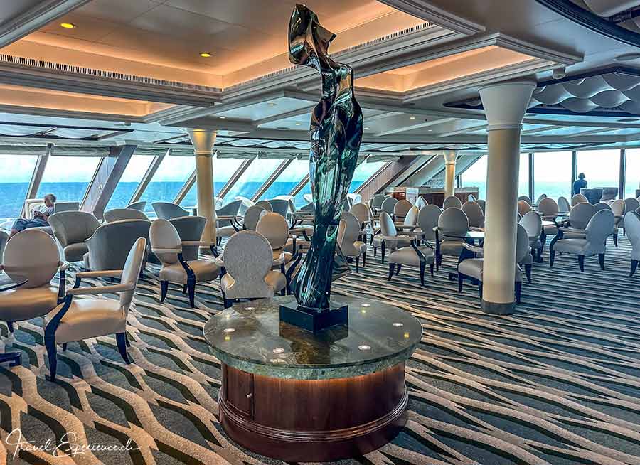 Glaskunst auch im Horizons auf Deck 15