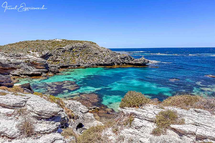 Küstenlandschaft bei City of York Bay, Rottnest Island